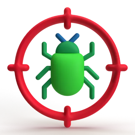 Bug Finder  3D Icon