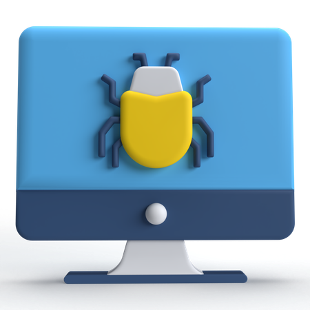 Bug informatique  3D Icon