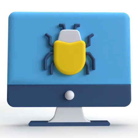 Bug informatique  3D Icon