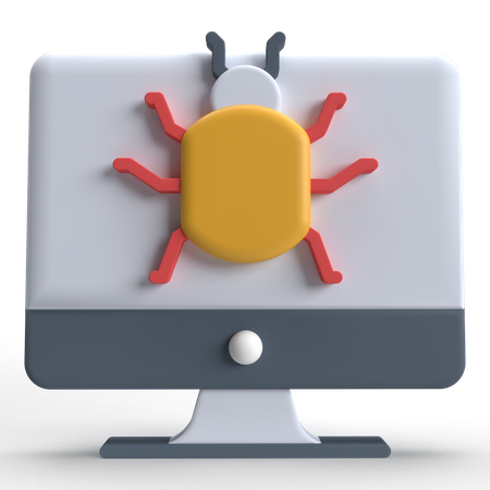 Bug informatique  3D Icon