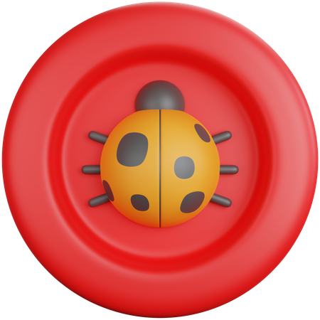 Bug Logo  3D Icon