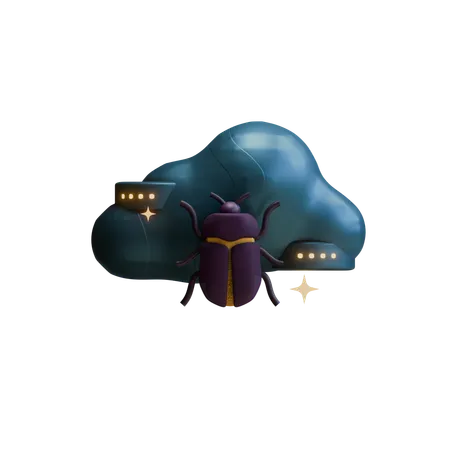 Bug de nuage  3D Icon