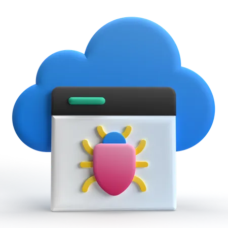 Bug de nuage  3D Icon