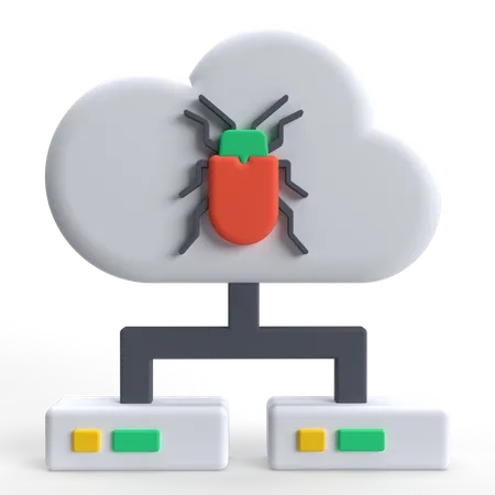 Bug de nuage  3D Icon