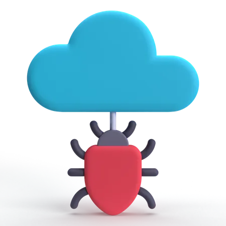 Bug de nuage  3D Icon