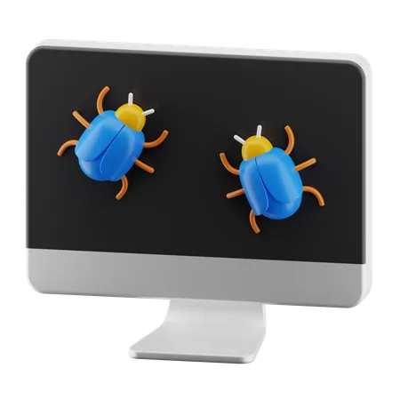 Bug informatique  3D Icon