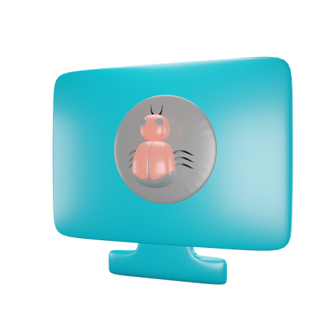 Bug informatique  3D Icon