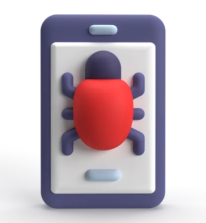 Bug Phone  3D Icon