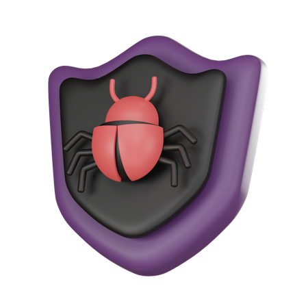 Bug Protection  3D Icon