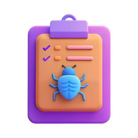 Bug Report  3D Icon