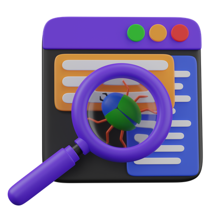 BUG SEARCH  3D Icon