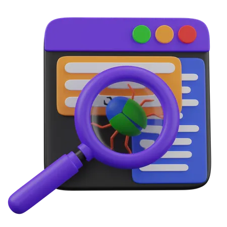 BUG SEARCH  3D Icon