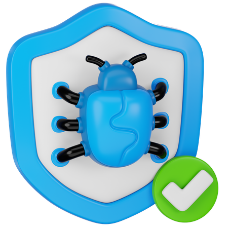 Bug Security  3D Icon