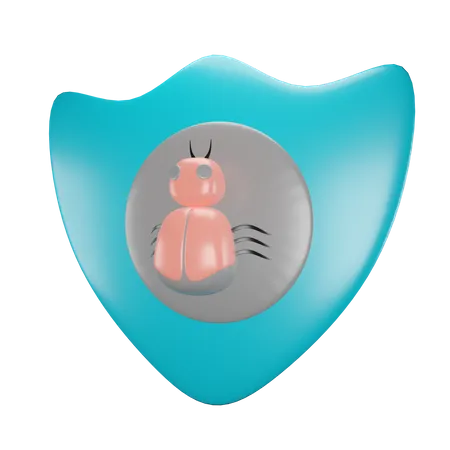 Segurança de bugs  3D Icon