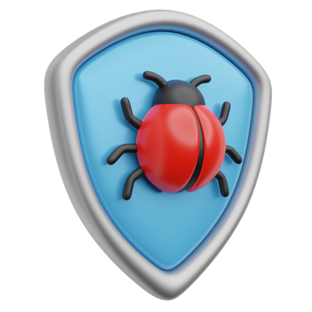 Bug Shield  3D Icon