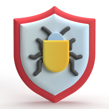 Bug shield  3D Icon