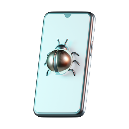 Bug du smartphone  3D Icon