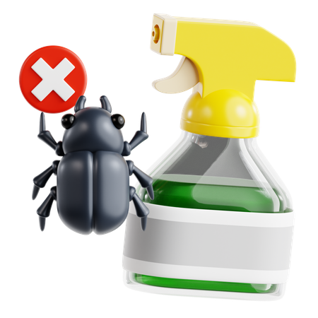 Bug Spray  3D Icon