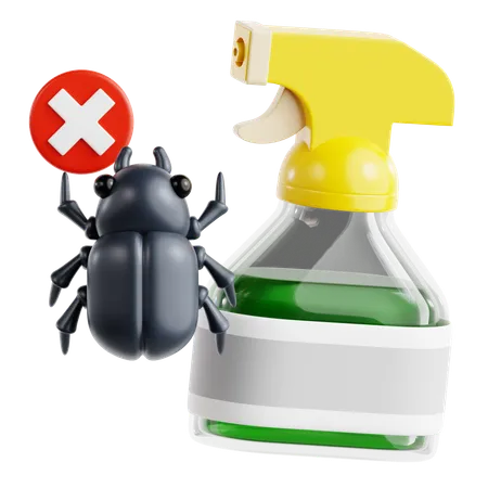 Bug Spray  3D Icon