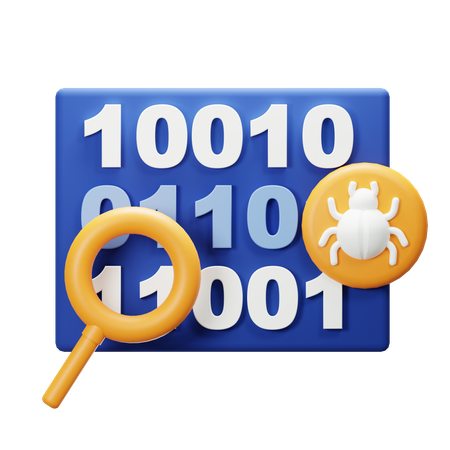 Bug system  3D Icon