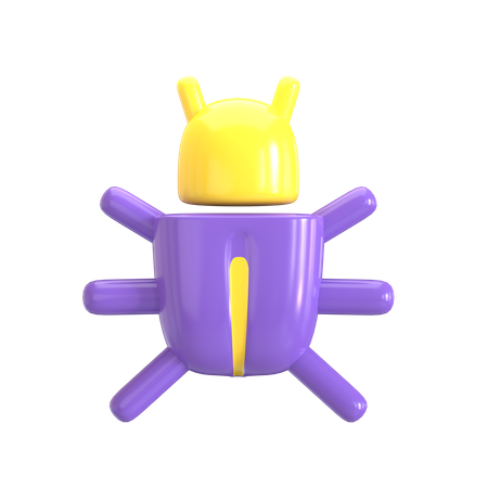 Bug System  3D Icon