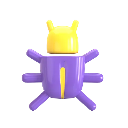 Bug System  3D Icon