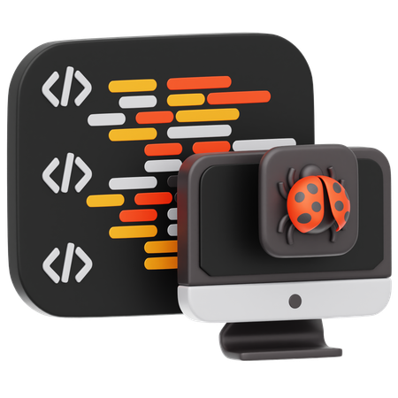 Bug test  3D Icon