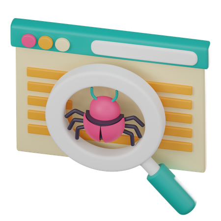 Bug Testing  3D Icon