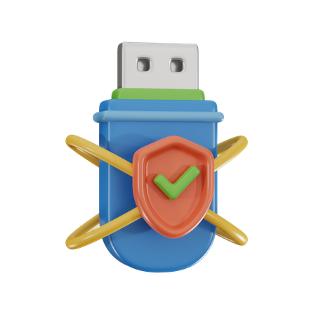 Bug USB  3D Icon