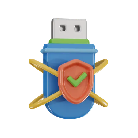 Bug USB  3D Icon