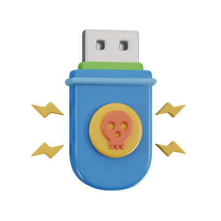 Bug USB  3D Icon