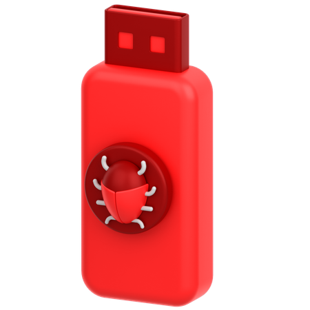 Bug USB  3D Icon