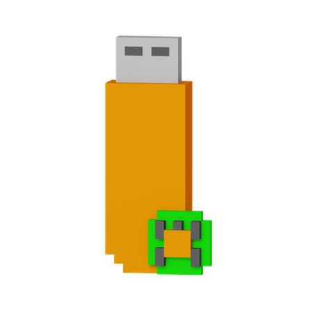 Bug USB  3D Icon