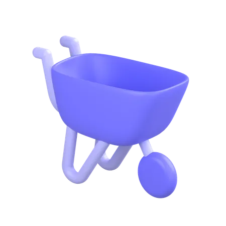 Buggy-béton  3D Icon