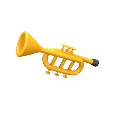 Bugle  3D Illustration