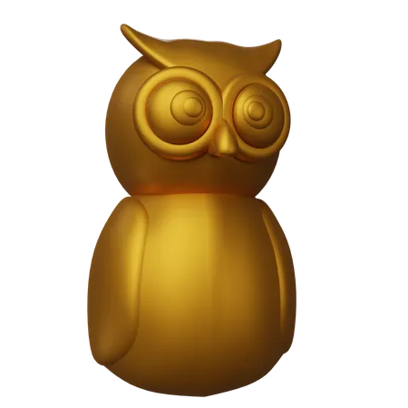 Búho  3D Icon