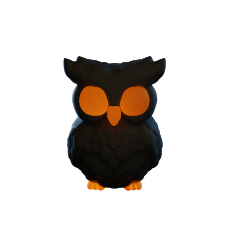 Búho  3D Icon