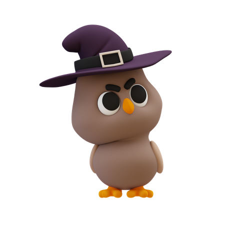 Búho de halloween  3D Icon