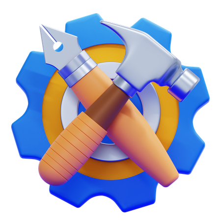 Bauen  3D Icon