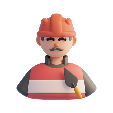 Builder  3D Icon