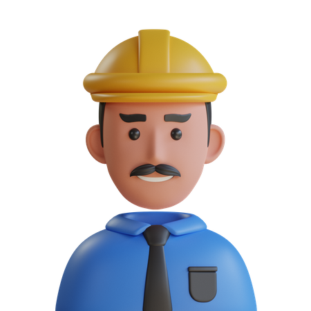 Builder  3D Icon