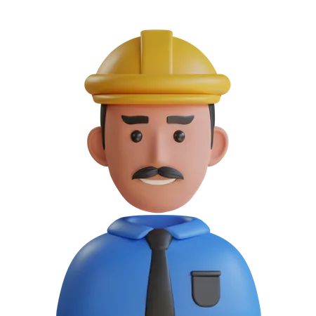 Builder  3D Icon