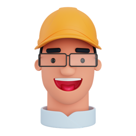 Builder  3D Icon