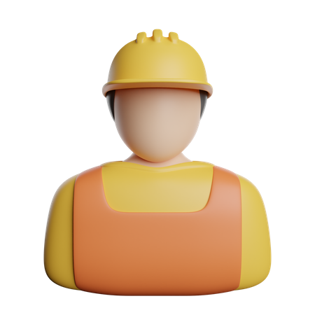 Builder  3D Icon