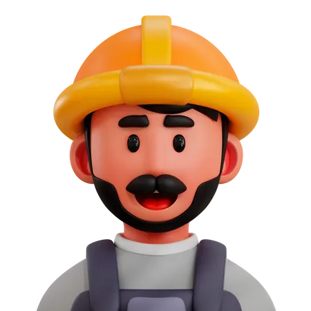 Builder  3D Icon