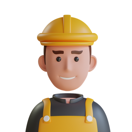 Builder  3D Icon