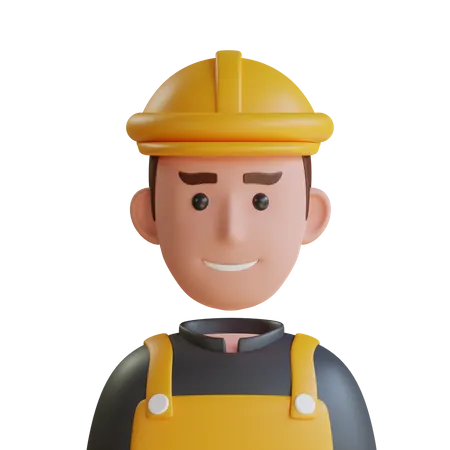 Builder  3D Icon