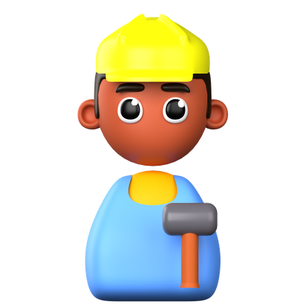 Builder  3D Icon