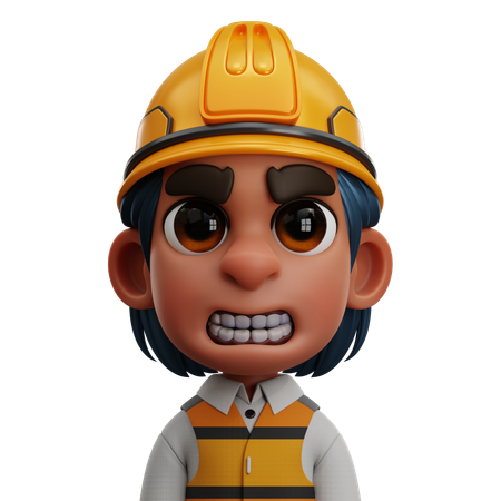 Male Worker 3D Icon