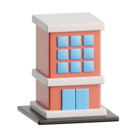 建物  3D Icon